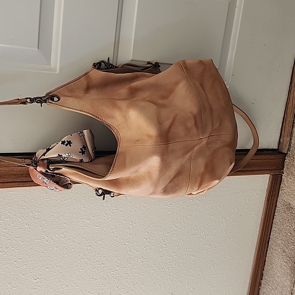 We The Free Sabine Slouchy Bag Washed Toffee Color - Picture 5 of 11